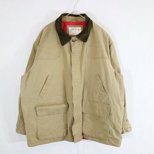 ORVIS オービス ハンティングジャケット 防寒 大きいサイズ アメカジ ベージュ (メンズ XXL) N8832 /1円スタート