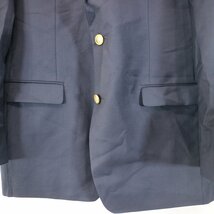 90年代 RALPH LAUREN ラルフローレン 紺ブレ テーラードジャケット シングル スーツ ネイビー (メンズ 42L) N9107 /1円スタート_画像5