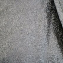 SnapOn スナップオン Retro Leather Jkt レザージャケット 防寒 アメカジ 裏地キルティング ブラウン (メンズ L) N9245 /1円スタート_画像4
