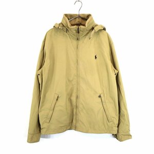 Polo by Ralph Lauren ポロバイラルフローレン ブルゾン ジャケット ジップアップ ベージュ (メンズ L) N9190 /1円スタート