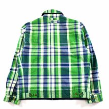 TOMMY HILFIGER トミーヒルフィガー スイングトップ リバーシブル チェック柄 ネイビー (メンズ L) N9418 /1円スタート_画像5