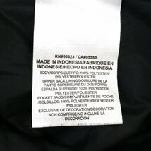 NIKE ナイキ 刺繍ワンポイント ハーフジップ 半袖プルオーバー ジャケット ブラック (メンズ L) N9518 /1円スタート_画像9