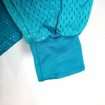 NFL マイアミ・ドルフィンズ メッシュ ジャケット 刺繍 アメフト ブルー (メンズ L相当) N9468 /1円スタート_画像5