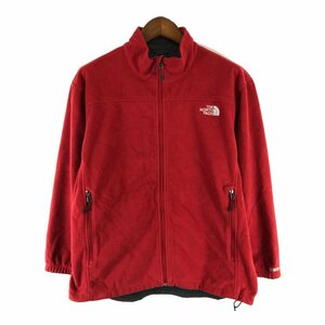 THE NORTH FACE ノースフェイス WINDWALL フリースジャケット アウトドア キャンプ アウター 防寒 レッド (メンズ XL) 中古 古着 P0575