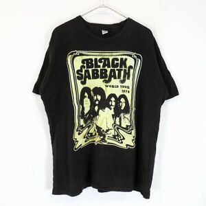 WINTECLAINE BLACK SABBATH ブラックサバス バンド 半袖Ｔシャツ ブラック (メンズ L) N9756 /1円スタート