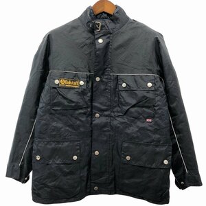 Belstaff ベルスタッフ ナイロンジャケット バイクウェア ユーロ ヨーロッパ古着 ブラック (メンズ L) 中古 古着 O8168