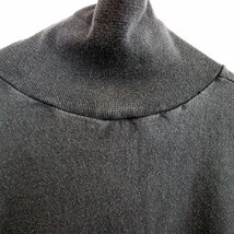 90年代 USA製 FRUIT OF THE LOOM フルーツオブザルーム ハイネック長袖Ｔシャツ 無地 ブラック (メンズ XL) O0328 /1円スタート_画像3