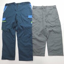 ◎ユーロワークパンツ set サイドポケット ダブルニー 他 (メンズ2XL/XL） 8枚セット まとめ売り 古着卸 1円スタート EW3-3 MQ5658_画像4