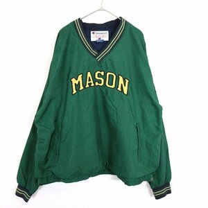 Champion チャンピオン ナイロンプルオーバージャケット MASON グリーン (メンズ XL) O0712 /1円スタート