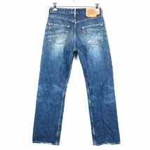 Levi's リーバイス 501 デニムパンツ ユーロ スペイン製 ボタンフライ ボタン裏刻印295 インディゴ (メンズ 30×32) O0617 /1円スタート_画像2