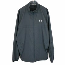 Under Armour アンダーアーマー トラックジャケット Y2K ハイネック ブラック (メンズ L) O0538 /1円スタート_画像1