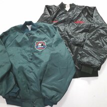 ◎ナイロンスタジャンMIX set ワンポイント ロゴ 他 (メンズ2XL/XL) 6枚セット まとめ売り 古着卸 1円スタート JA3-2 MQ6502_画像4