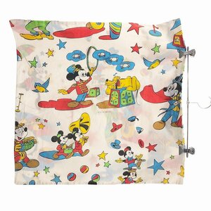 SALE///// Disney ディズニー ミッキー 総柄 プリント クッションカバー 雑貨 キャラクター ホワイト (ユニセックス ONE SIZE) O9270