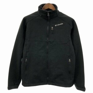 SALE///// Columbia コロンビア ソフトシェルジャケット アウトドア ブラック (メンズ M) O9393