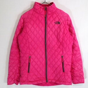 THE NORTH FACE ノースフェイス 中綿ナイロンジャケット アウトドア キャンプ キルティング ピンク (ガールズ XL) O2030 /1円スタート