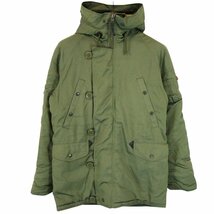 SALE///// ALPHA INDUSTRIES アルファ インダストリーズ N-3Bフライトジャケット ミリタリーグリーン (メンズ M) O4912_画像1