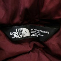 SALE///// THE NORTH FACE ノースフェイス 550フィル ダウンベスト アウトドア キャンプ 防寒 ワインレッド (レディース XS) O8762_画像4