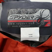 SALE///// SPYDER スパイダー ナイロン スキー ジャケット 防風 オレンジ (メンズ M) O8966_画像6