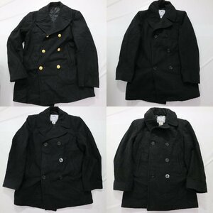 ◎米軍実物ミリタリーPコート set 戦闘服 防寒 他 (メンズ38/40) 4枚セット まとめ売り 古着卸 1円スタート UM20 MQ4922