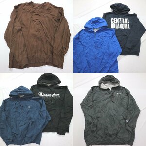 ◎チャンピオンスウェットMIX set プリント パーカー 他 (メンズ4XL/2XL/L/M) 6枚セット まとめ売り 古着卸 1円スタート SW5-1 MQ6179