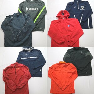 ◎ブランドMIXプルオーバージャケット set ナイキ 他 (メンズS/M/L) 8枚セット まとめ売り 古着卸 1円スタート SJ3-1 MQ6845