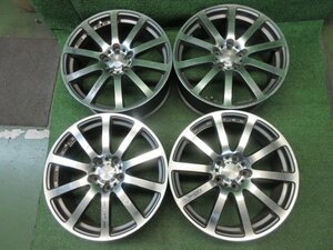 無限 MUGEN NR 18インチ 18x7.5J PCD114.3 +55 5H 4本　エリシオン 等　　2023.5.20.O.4-A　23040780