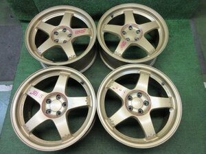 STI RAYS RS-ZERO 17インチ 17x7.5JJ PCD100 +48 5H 4本　レガシィ フォレスター 等　　2023.10.27.O.3-A　23080347