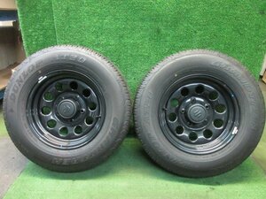 スチール 15インチ 15x5.5JJ PCD139.7 +？ 5H 195/80R15 2本　ジムニー シエラ 等　　2023.9.11.O.1-A60　23080731