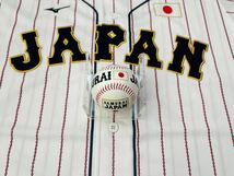 カーネクスト アジアプロ野球チャンピオンシップ2023 侍ジャパン 万波中正選手♯66 直筆サインボール ロゴボール＆証拠写真付き_画像3