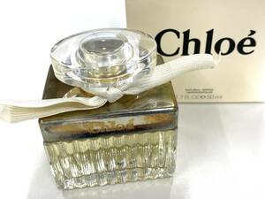 M-4477　【同梱不可】980円～ 現状品　Chloe/クロエ　オードトワレ　香水　50ml　レディース　箱付　