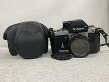 M-4546　【同梱不可】980円～ 現状品　Nikon/ニコン　F2　一眼レフ　フィルムカメラ　50ｍｍ　1：1.4　ケース付き　動作未確認　_画像1