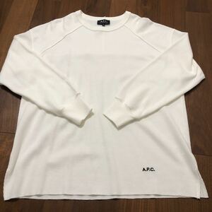 A.P.C 長袖ワッフルカットソー　M 新品未使用　定価21780円