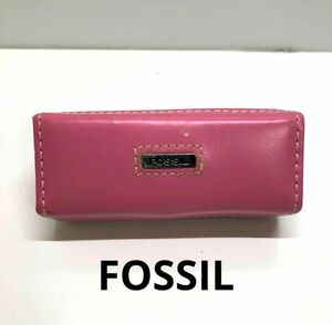 FOSSIL リップケース　ミニケース　印鑑入れ