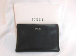 新品未使用 Dior クリスチャンディオール ポーチ 千鳥格子柄