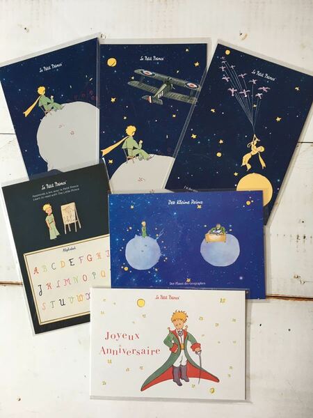 星の王子さま♪　ポストカード　6枚セット　Le Petit Prince　フランス製　絵葉書