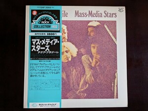 ACQUA FRAGILE アクア・フラジーレ/ Mass・Media Stars マス・メディア・スターズ　国内盤　LP　帯付き(1980年・GXF 2055)　プログレ