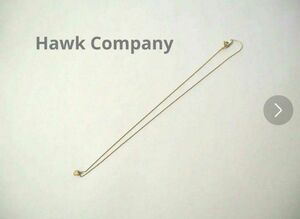 美品「Hawk Company ホークカンパニー」ストーンネックレス ローズクォーツ 日本製 ネックレス