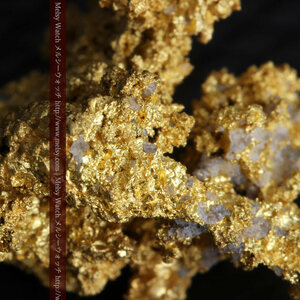 4.82gの小さな石英の粒と繊細な金の繋がりの自然金・金塊 オーストラリア採掘品・ゴールドナゲット《商品番号G0289》