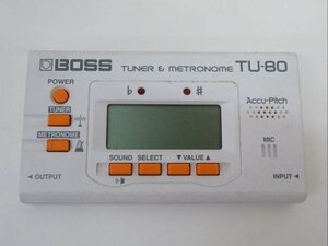  secondhand goods *BOSS* metronome with function tuner *TU-80*TUNER&METRONOME* Boss * receipt issue possibility * in voice correspondence *