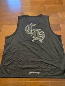 新品未使用インボイスありCHROME HEARTS クロムハーツ バスケットボールMesh Warm Up Jersey Tank Top メッシュジャージータンクトップ