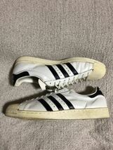 デッドストック ヴィンテージ/ビンテージ 70's adidas/アディダス SUPER STAR/スーパースター フランス製 金ベロ オリジナル US14_画像9