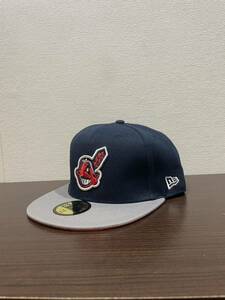 NEW ERA ニューエラキャップ MLB 59FIFTY (7-1/2) 59.6CM クリーブランド インディアンス CLEVELAND INDIANS帽子 