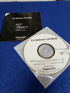 Roland ED UA Software CD-ROM 　for UA-100 or UA-30 用のソフトDATAディスクの様です Windows98 対応とあります CD009　まとめ取引歓迎　