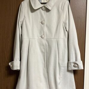 パターン フィオナ ステンカラーコート ホワイト系 エレガント シンプル