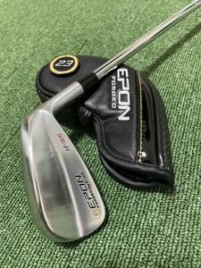 EPON AF-906 23度 UT アイアン型 ユーティリティ KBS TOUR 120S 38.75inch D2.5 415g 振動数325cpm エポン AF906 HC付き 美品