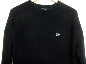 ★良品　SCYE BASICS　クルーネックセーター　ブラック　サイズ３８★