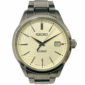 【即決】 セイコー SEIKO ブライツ BEMAC 70th Anniversary SS オートマチック シャンパン ゴールド 腕時計 6R15-02W0 自動巻き 美品