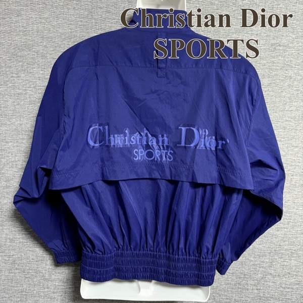 クリスチャンディオール スポーツ Christian Dior SPORTS ブルゾン バックロゴ パープル 超レア 希少 ヴィンテージ レトロ
