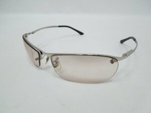 ‡ 0314 Ray-Ban レイバン サングラス RB3186 003/8Z 63□15 ハーフリム イタリア製 アイウェア 中古