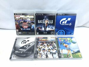 §　A47542　【現状品】 PS3 プレステ3 ゲームソフト まとめ売り プレイステーション みんなのゴルフ プロ野球スピリッツ など 動作未確認